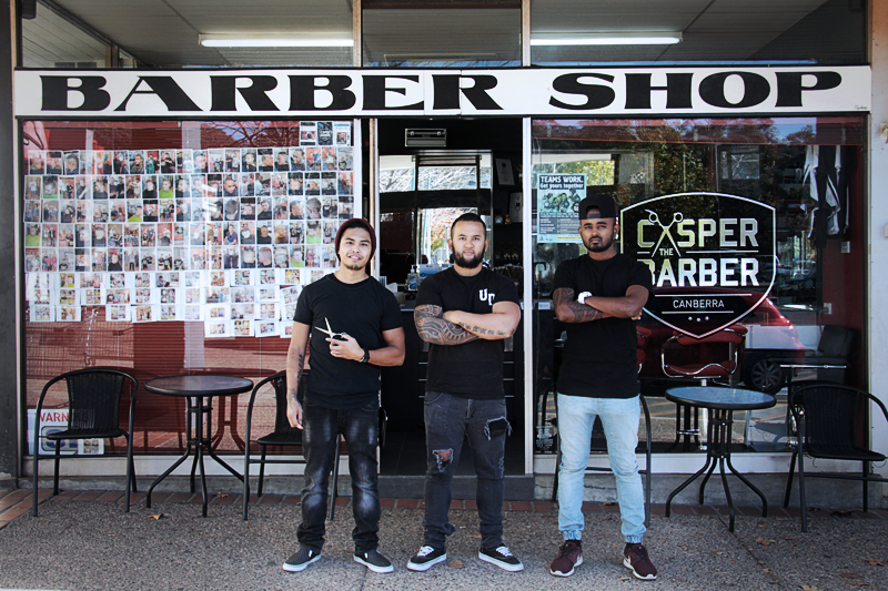 This is Canberra. Casper the Barber