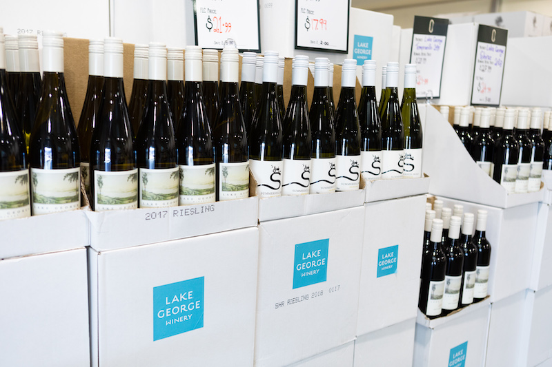 A huge range includes Australian and New Zealand wines and wines produced in the Canberra region