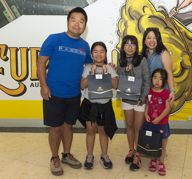 Caitlin Chee Fui and her family