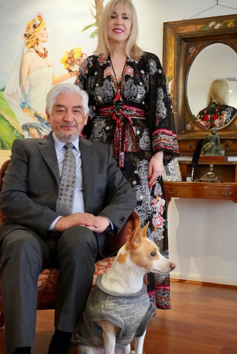 Miguel Palomino de la Gala and Teresita Daroca