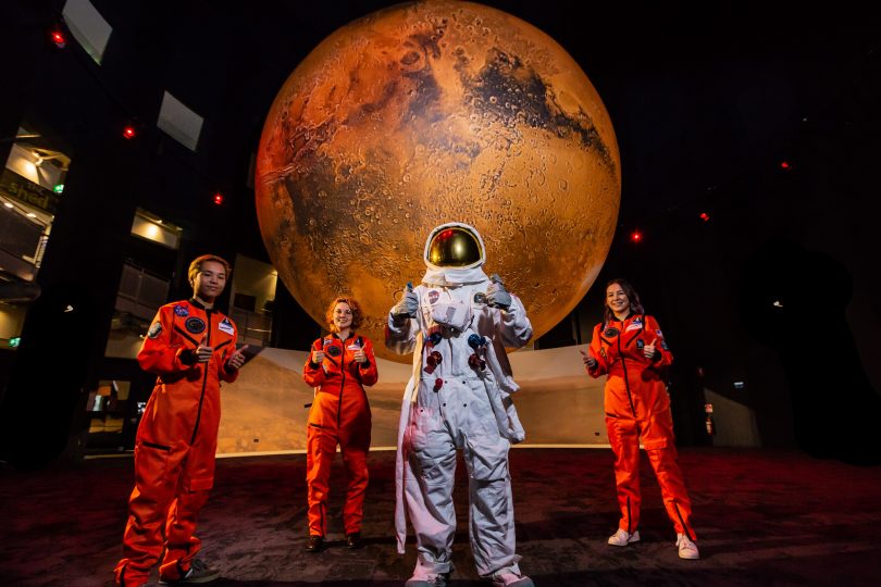 The Mission to Mars experience at Questacon.