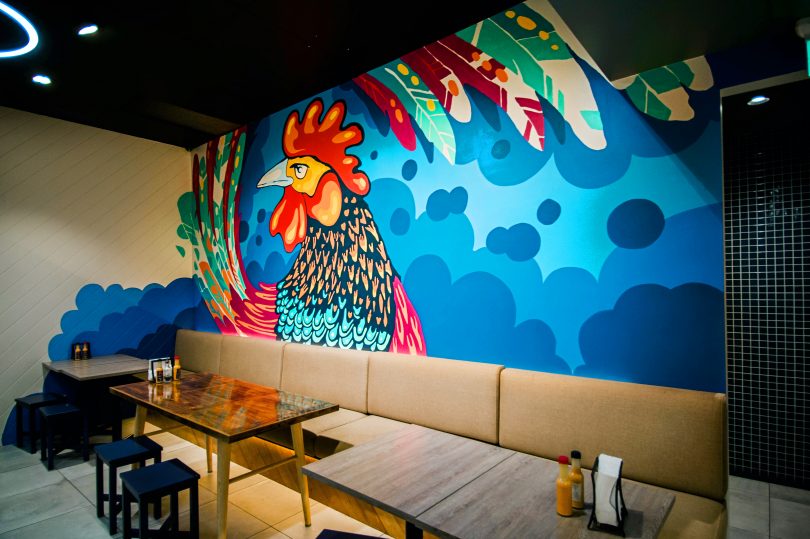 Chicken mural