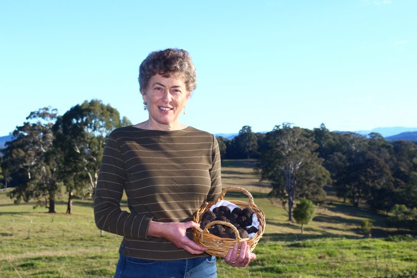 Fiona Kotvojs and truffles