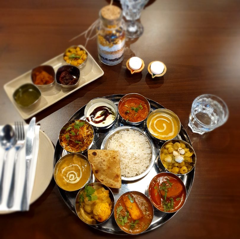 Indian food from Daana restaurant