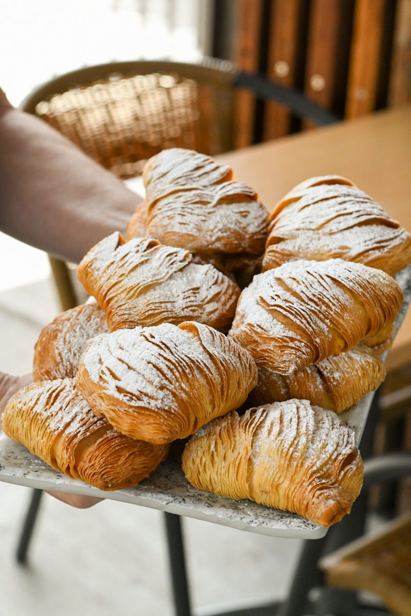 The sfogliatelle at Pasticceria Amelia 