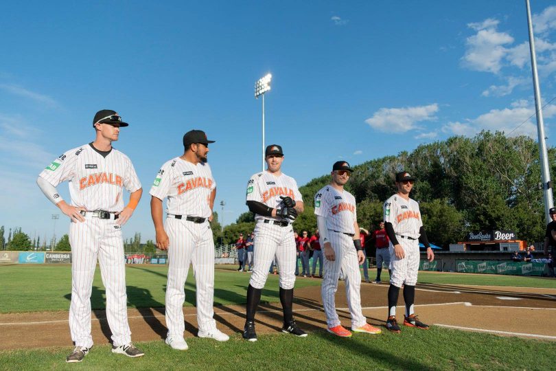 Canberra Cavalry players