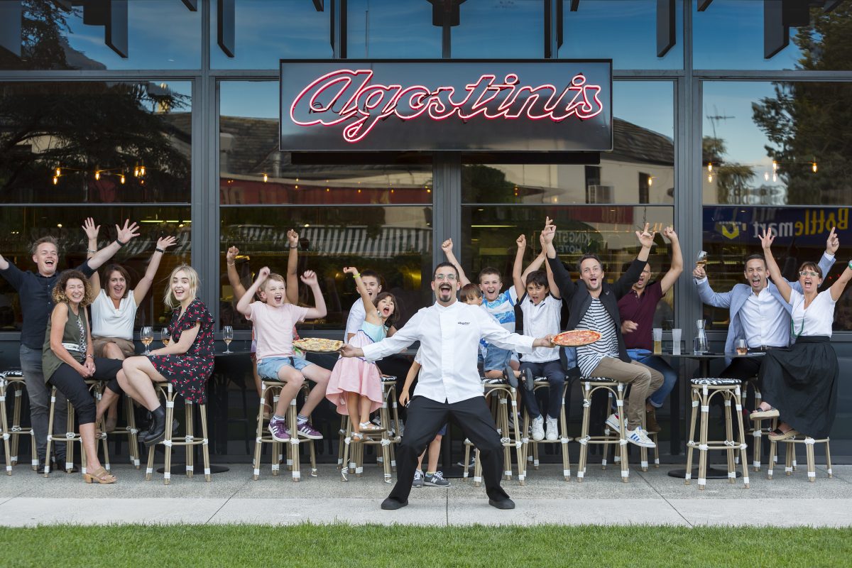 Pizza at Agostinis, Kingston