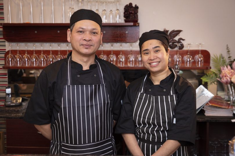 Chef Khachonsak Phasi and Manyvone Chanthapanya
