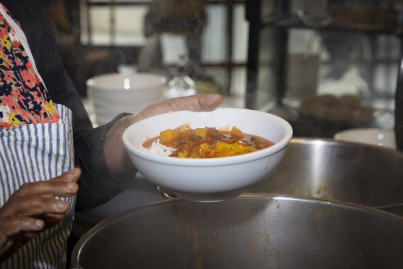 Plate of curry