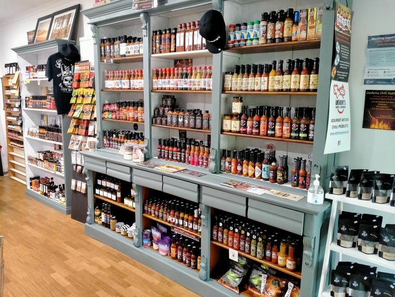 Canberra Chilli and Hot Sauces store in Gold Creek