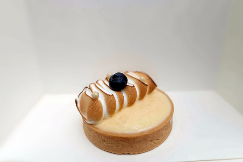 Lemon meringue tart from The Memory French Desserts in Belconnen