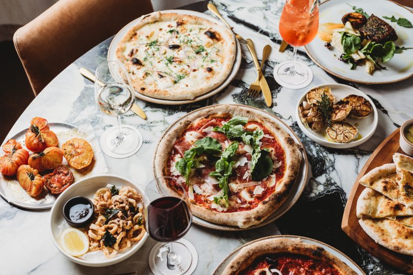 There is a selection of six pizzas at L’Americano.