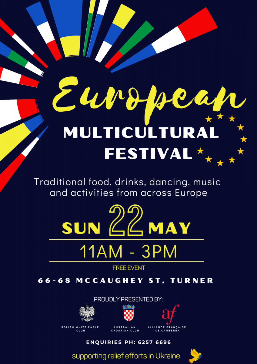 European Multicultural Festival event poster