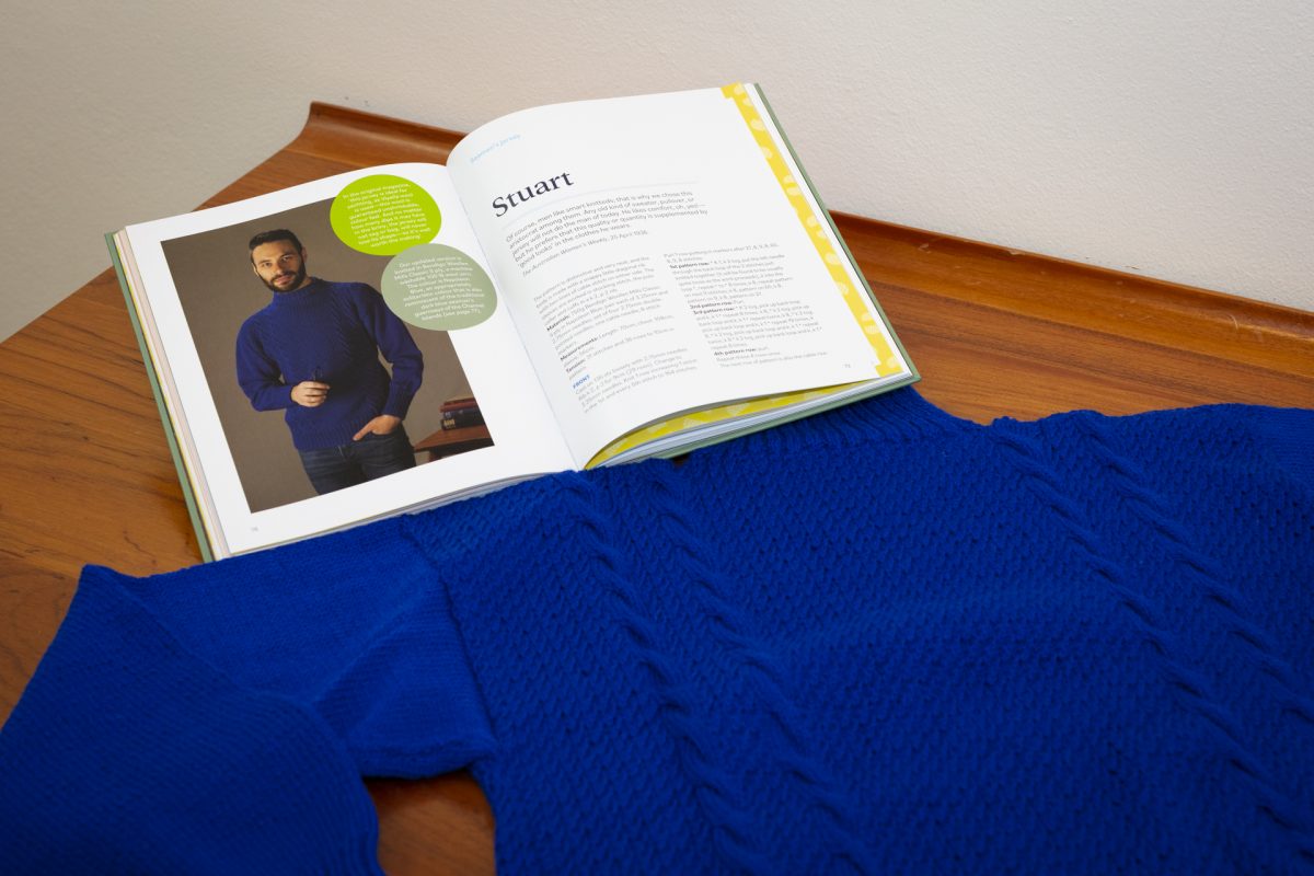 Book and jumper