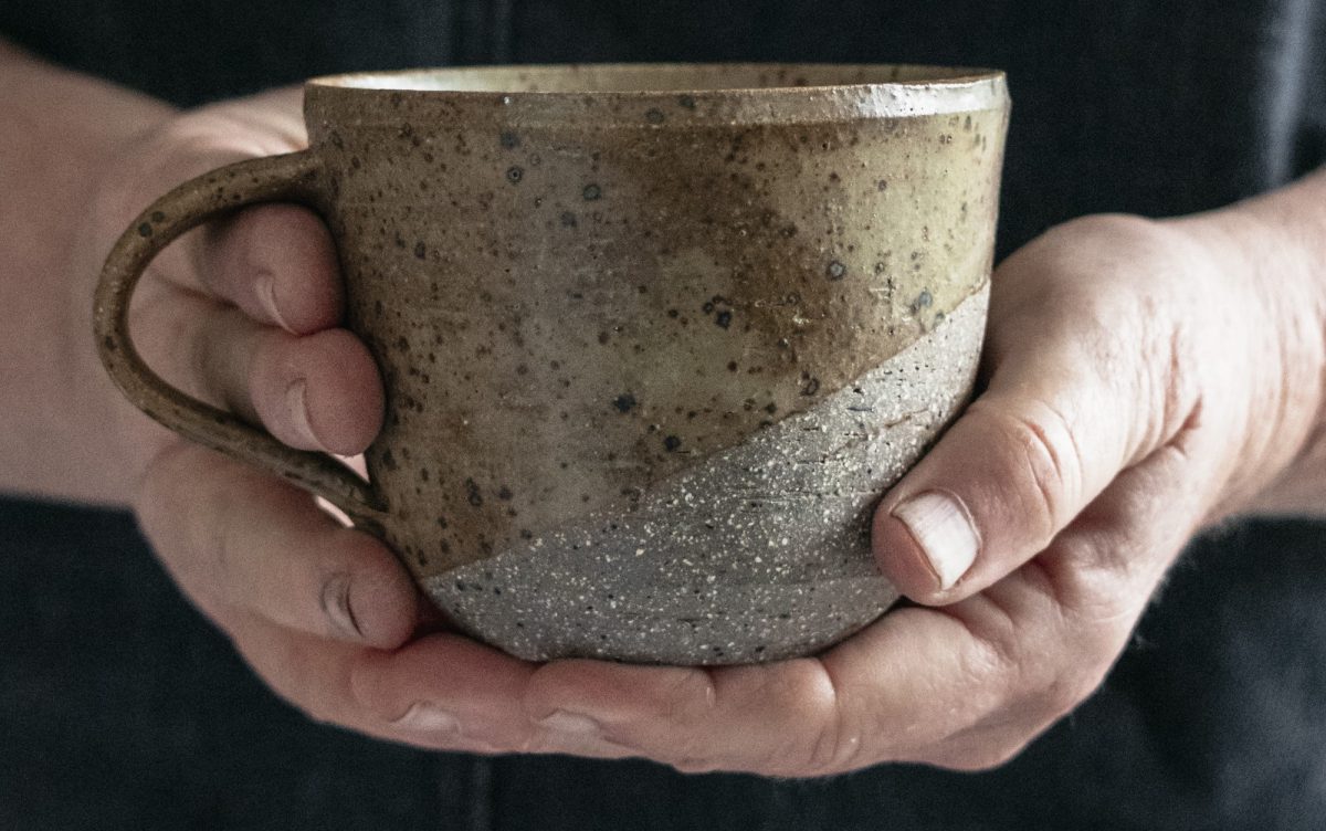 Ceramicist Lea Durie cup