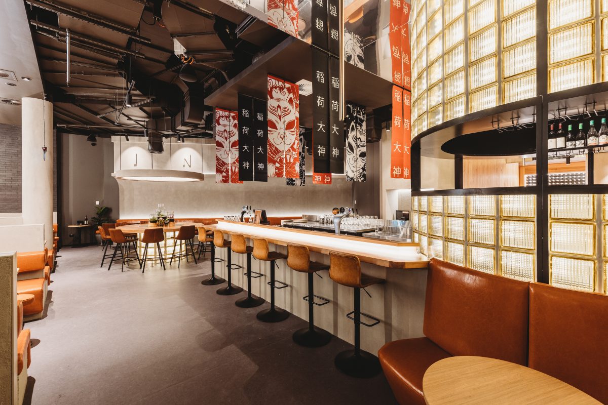 Japanese-inspired bar