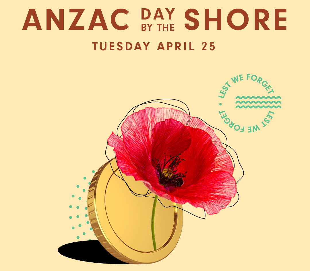 ANZAC Day at Walt and Burley graphic.