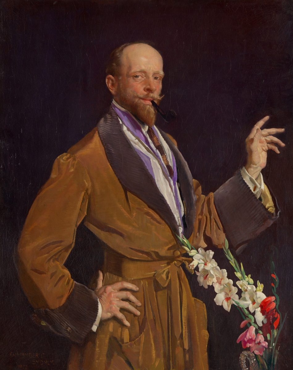 George Lambert's Archibald Prize-winning 1922 self-portrait.