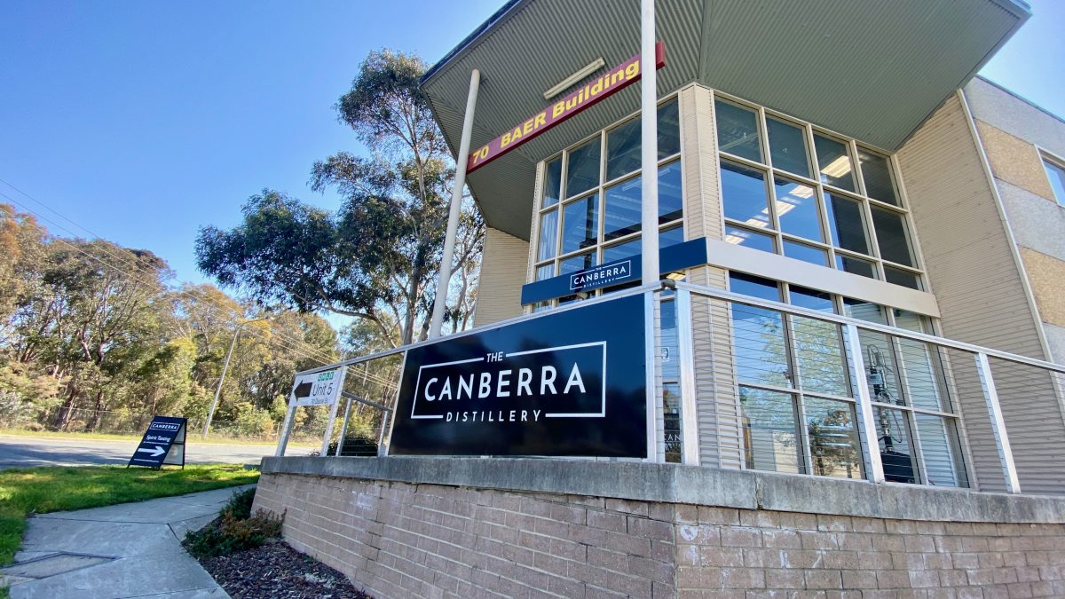 Exterior of The Canberra Distillery buildling.