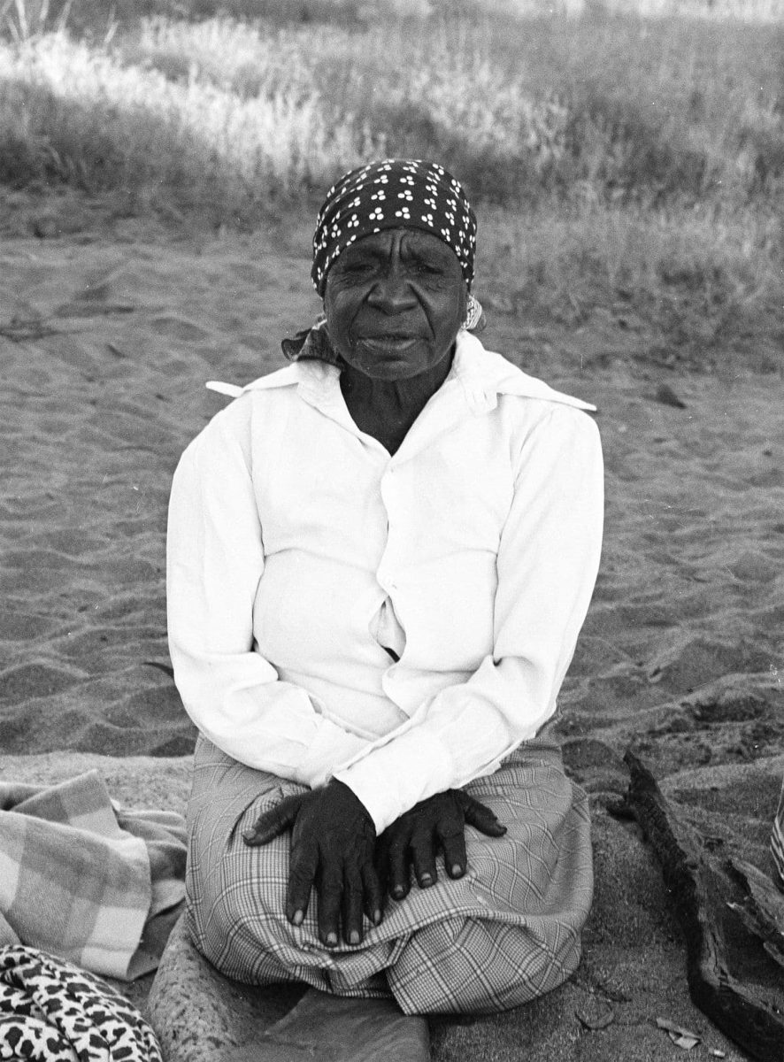 elderly Aboriginal woman