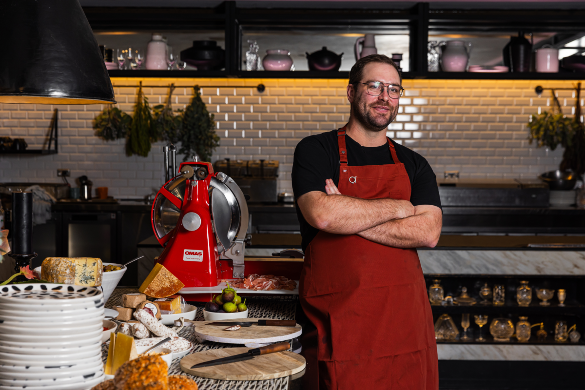 Josh Smith-Thirkell in a kitchen