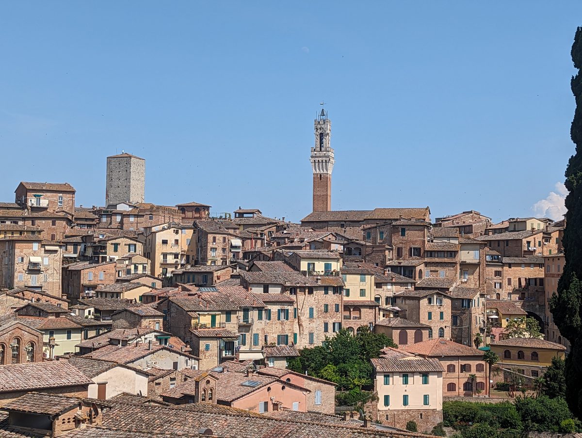 Cityscape of Siena