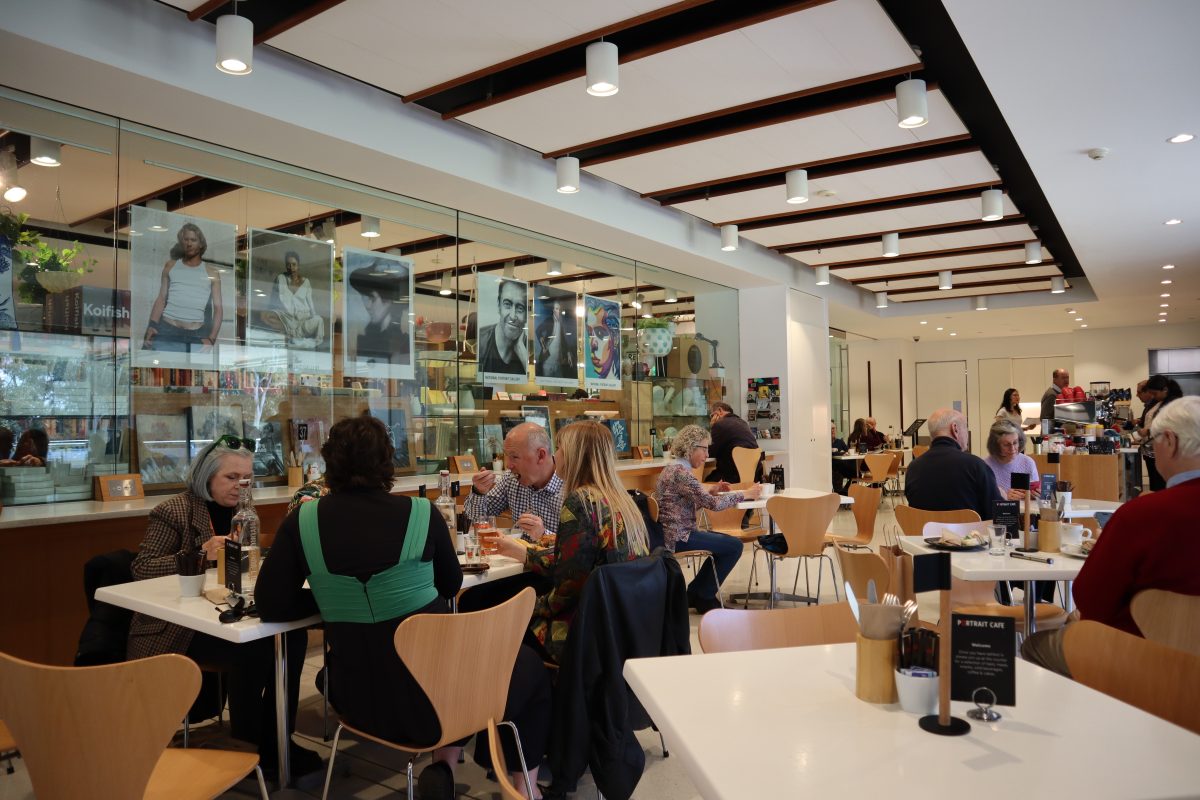 The Portrait Cafe at the National Portrait Gallery.