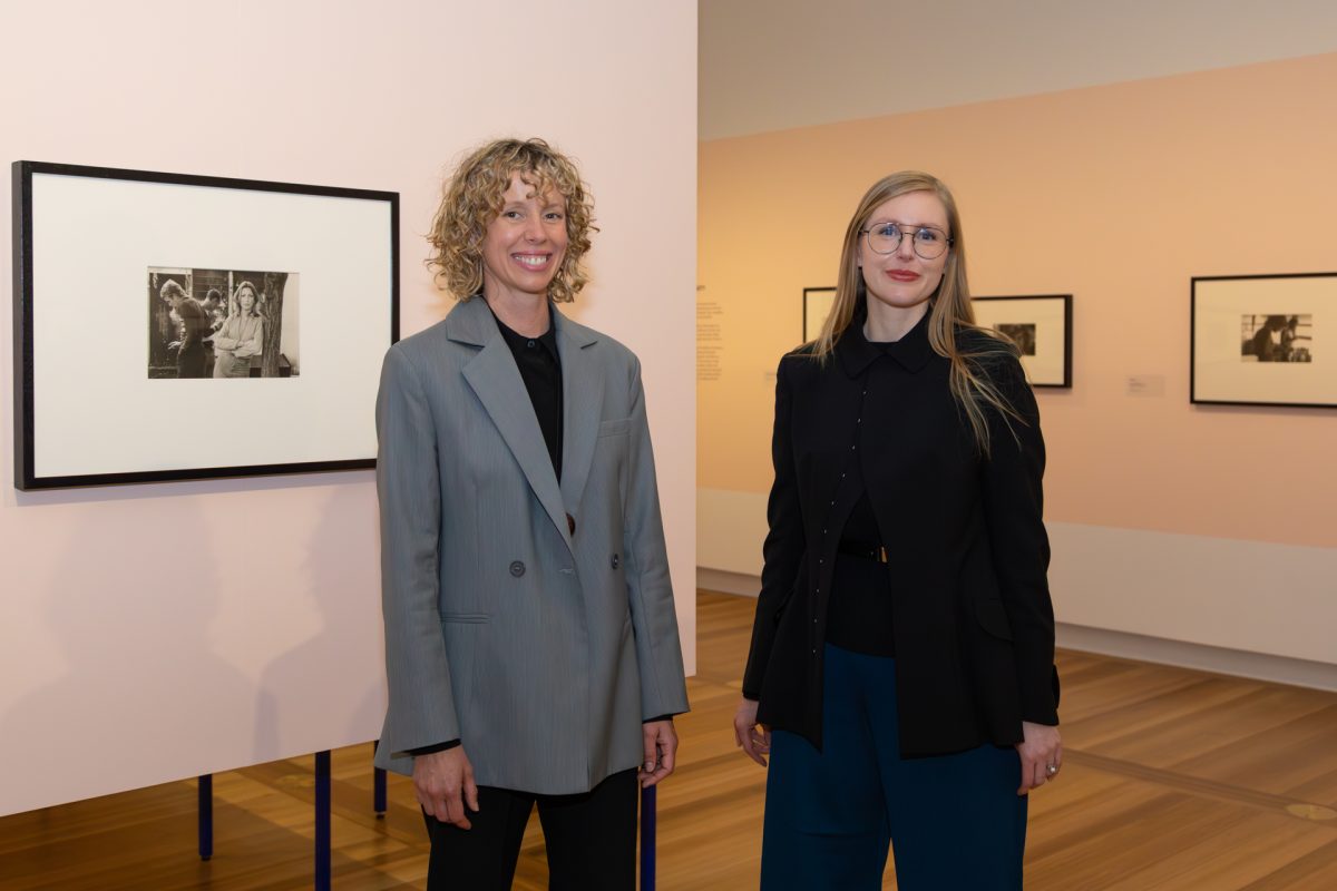 Two women looking at camera