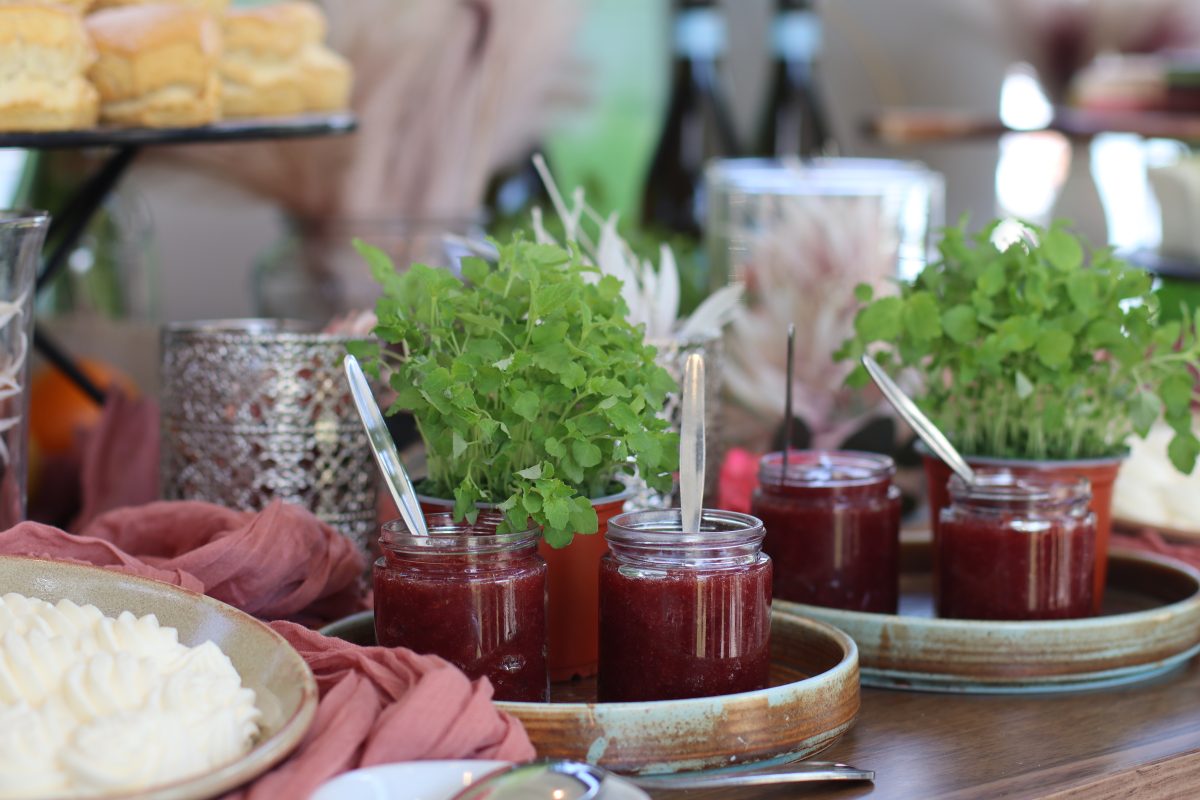 jams at afternoon tea