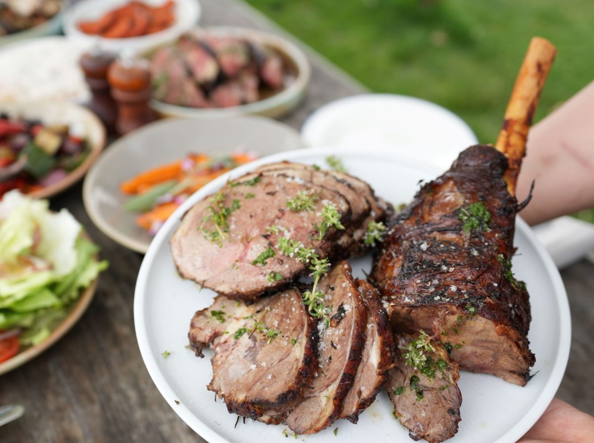 Meats and vegetables for a parrilla feast