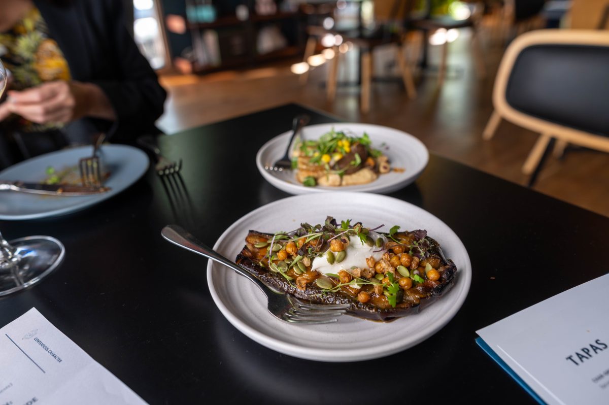 caramelised miso eggplant