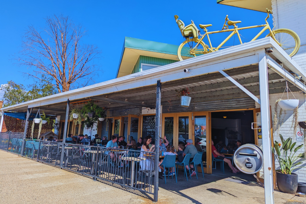 Outside the Tumut River Brewing Co.