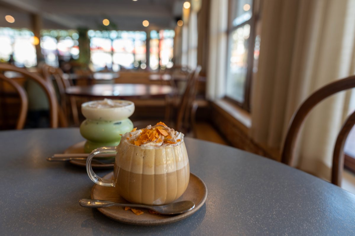 Highroad's pumpkin spice latte.