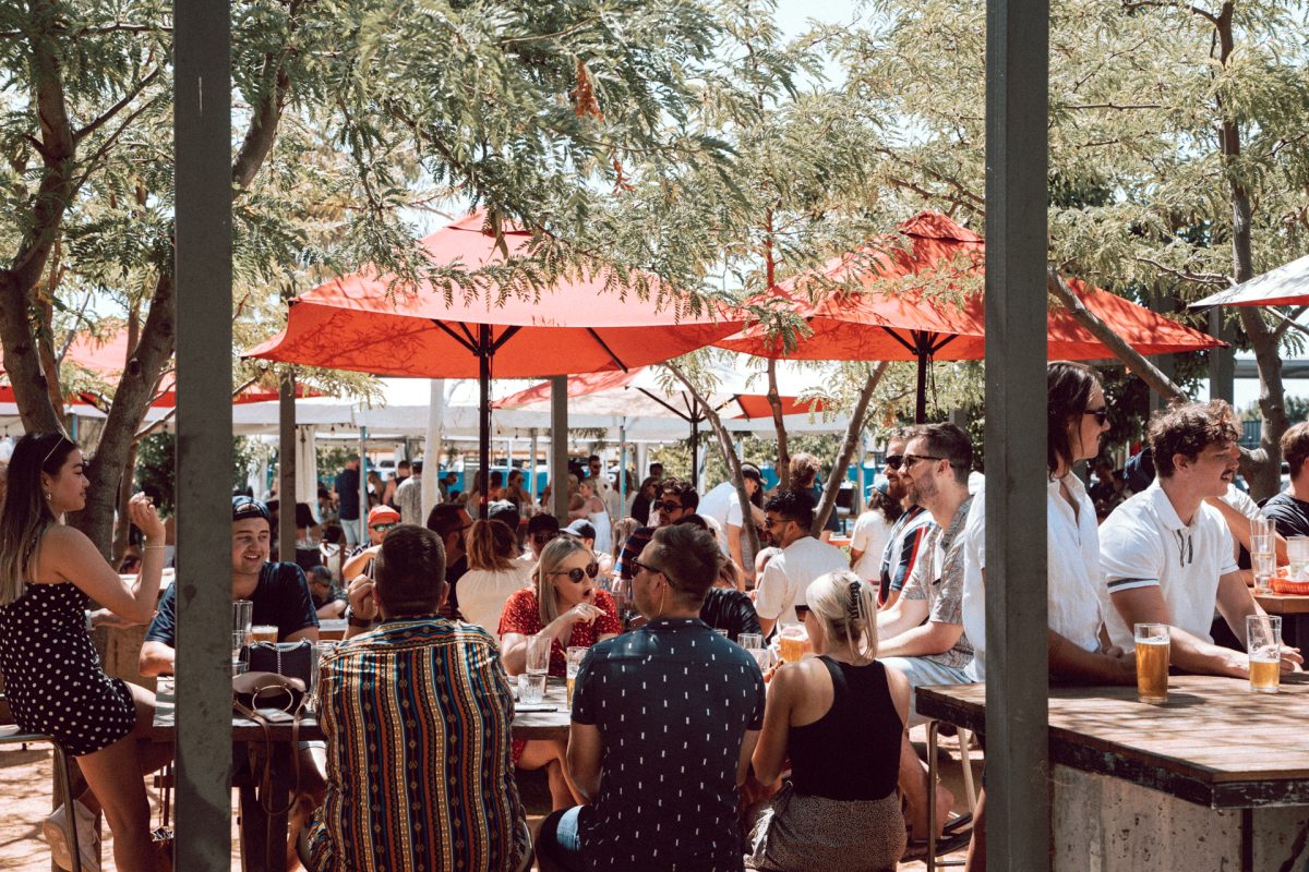 Crowds at Capital Brewing Fyshwick tap house and brewery