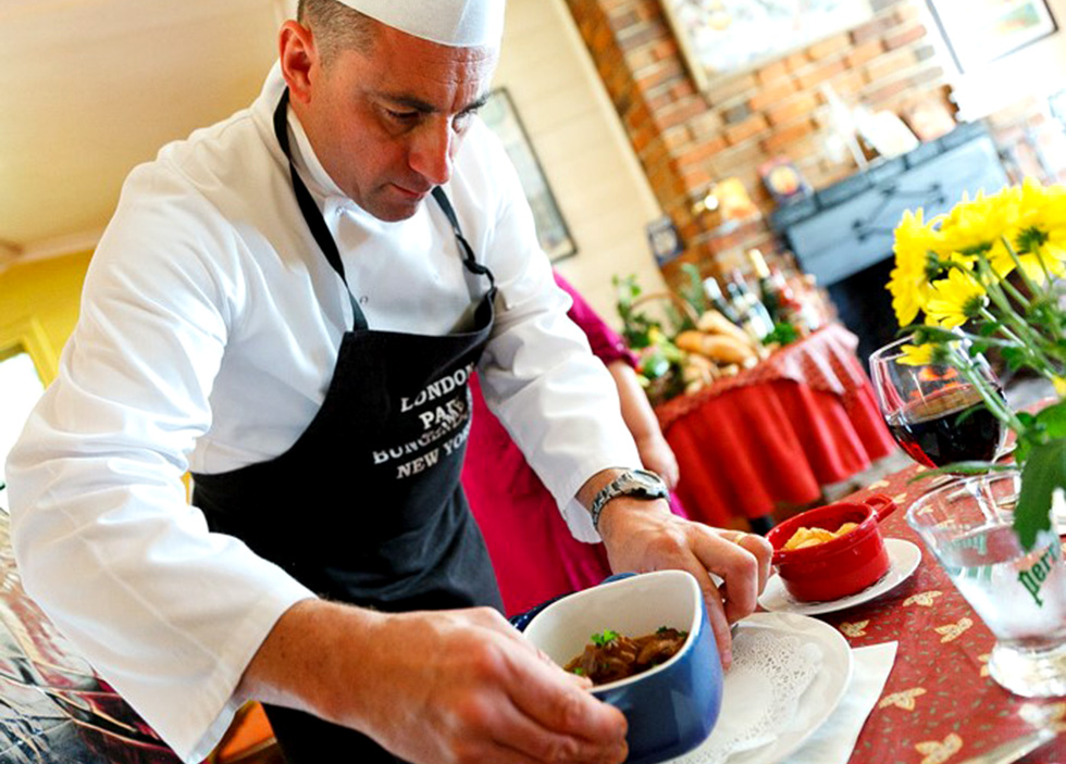 Christophe Gregoire at his former restaurant Le Tres Bon