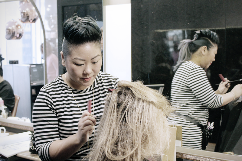 Canberra hair stylist living the dream