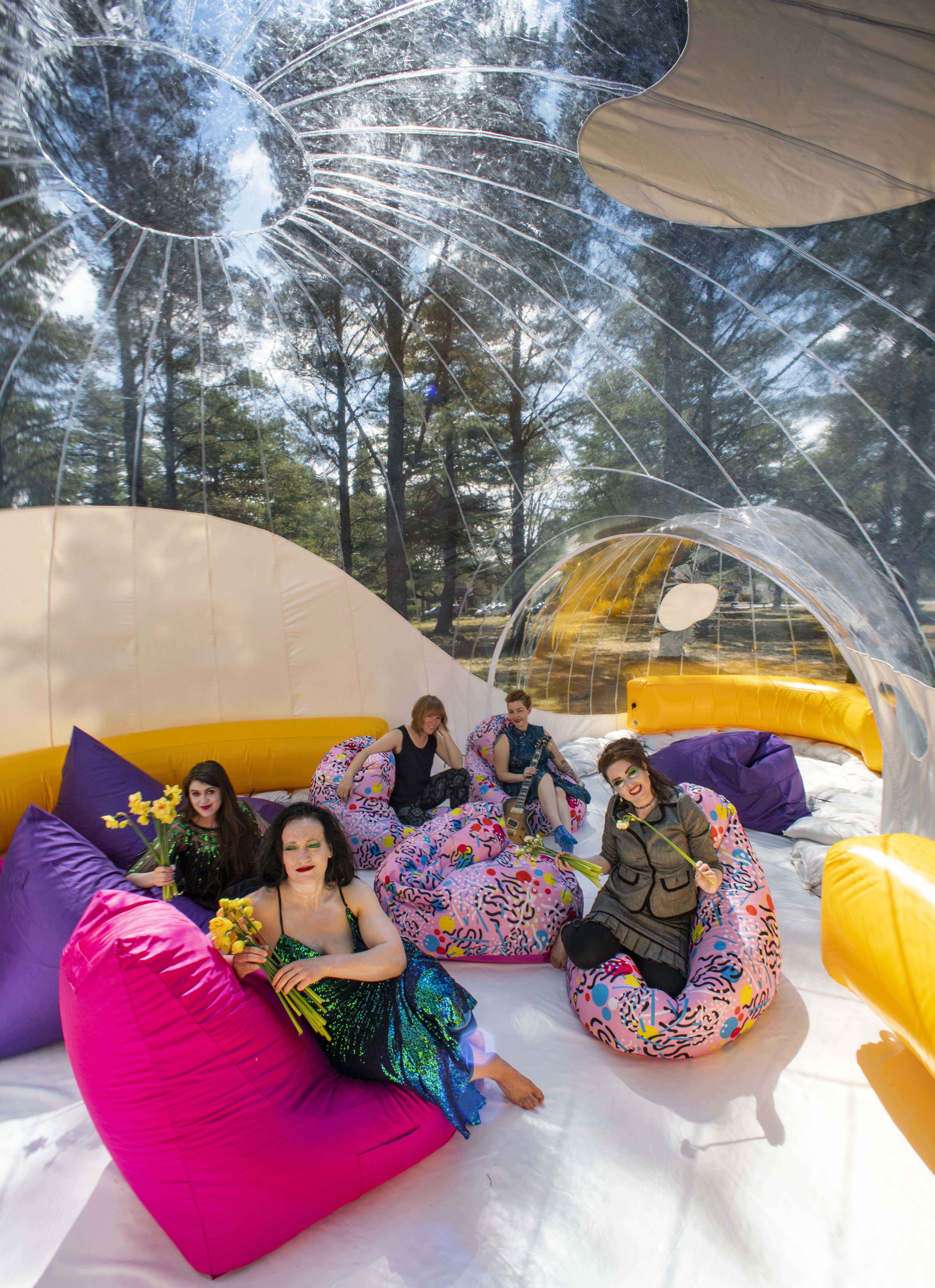 Experience the Canberra Bubble at Haig Park