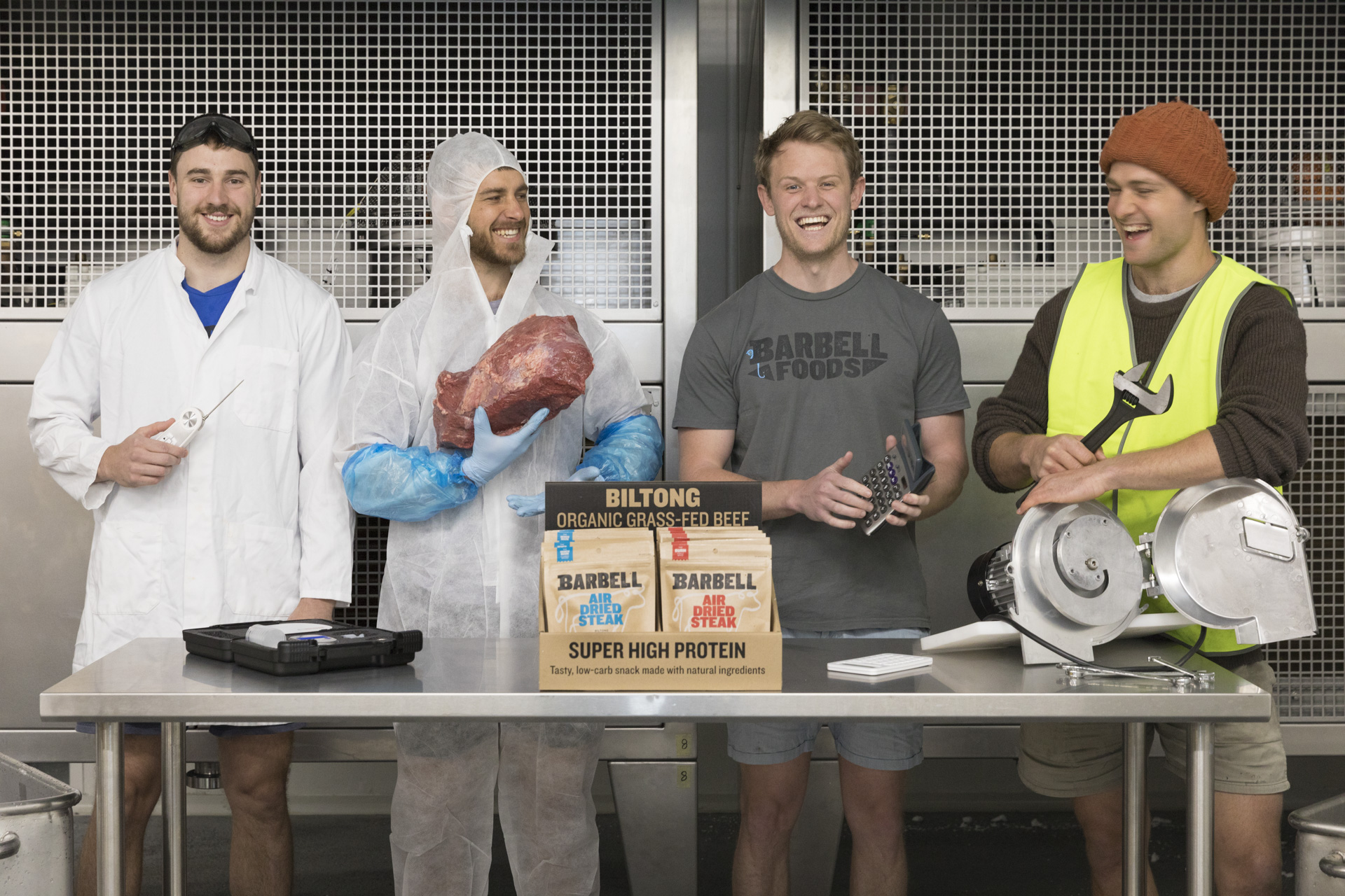 Heavy lifting starts for Canberra's biltong boys