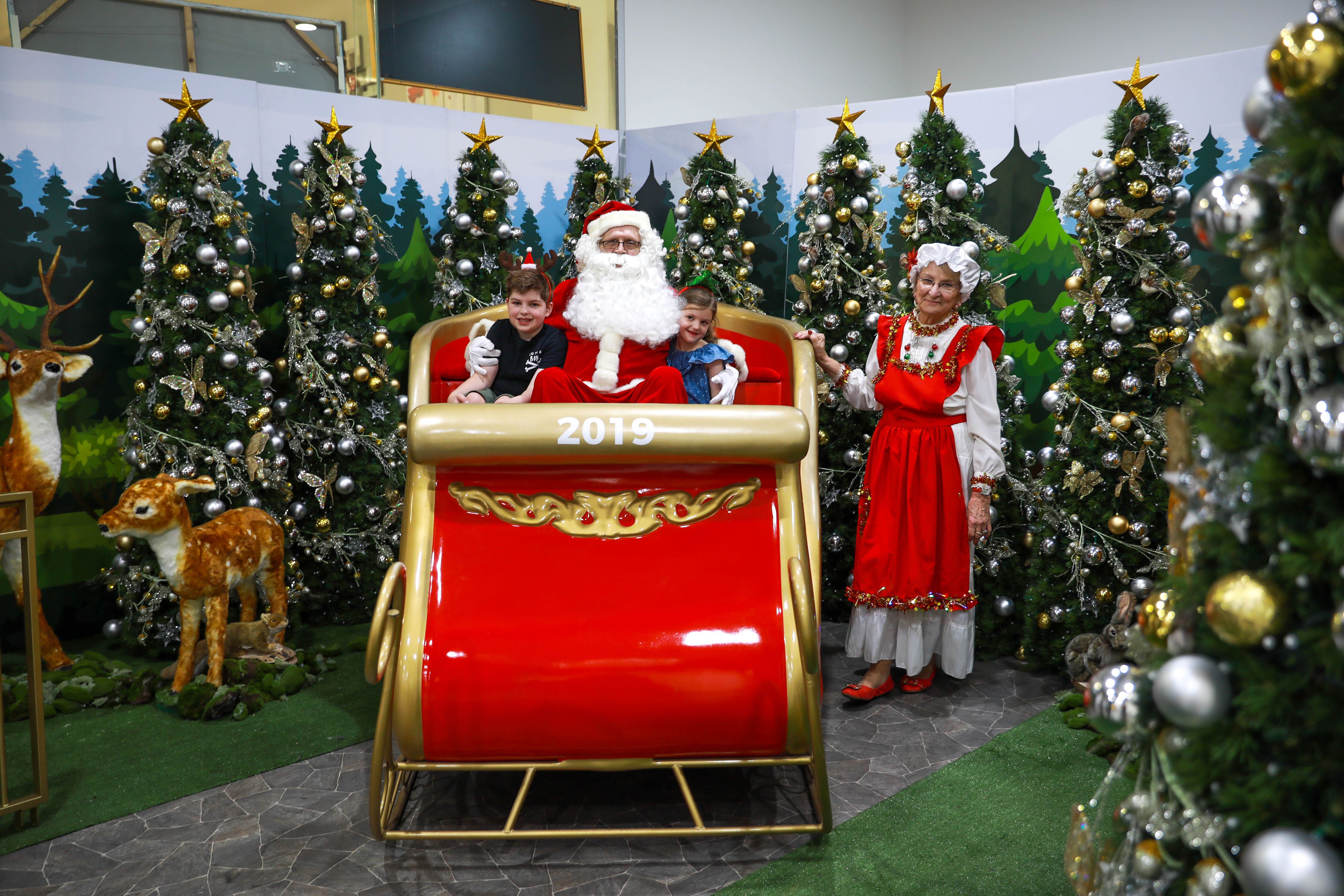 Santa's on board with Marymead at Canberra Outlet