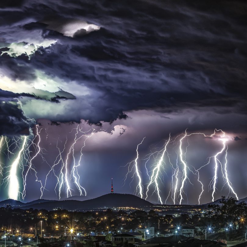 Lightning strikes gold for award-winning Canberra photographer
