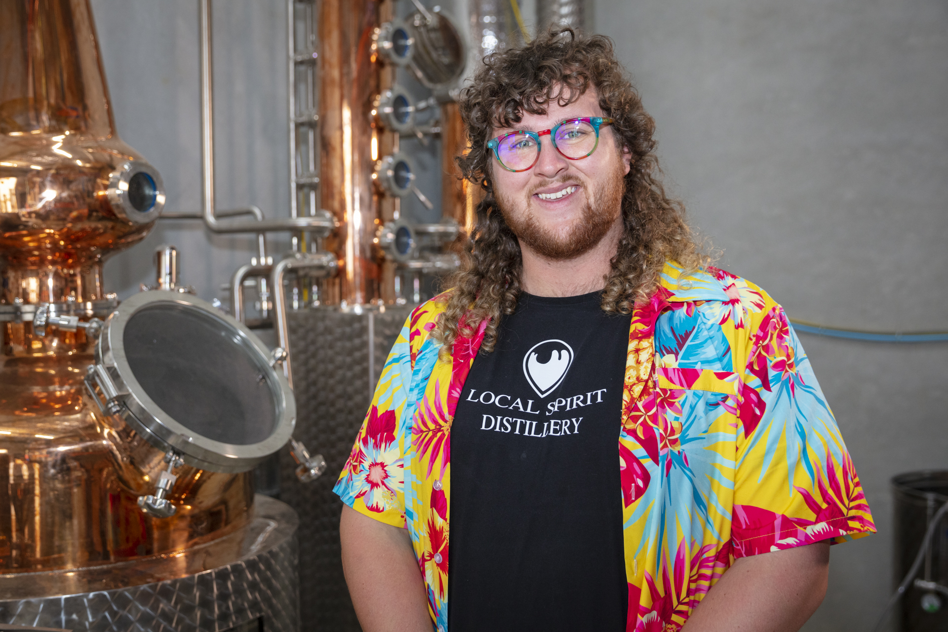 Local Spirit Distillery dream comes true for bouyant bartender Ben