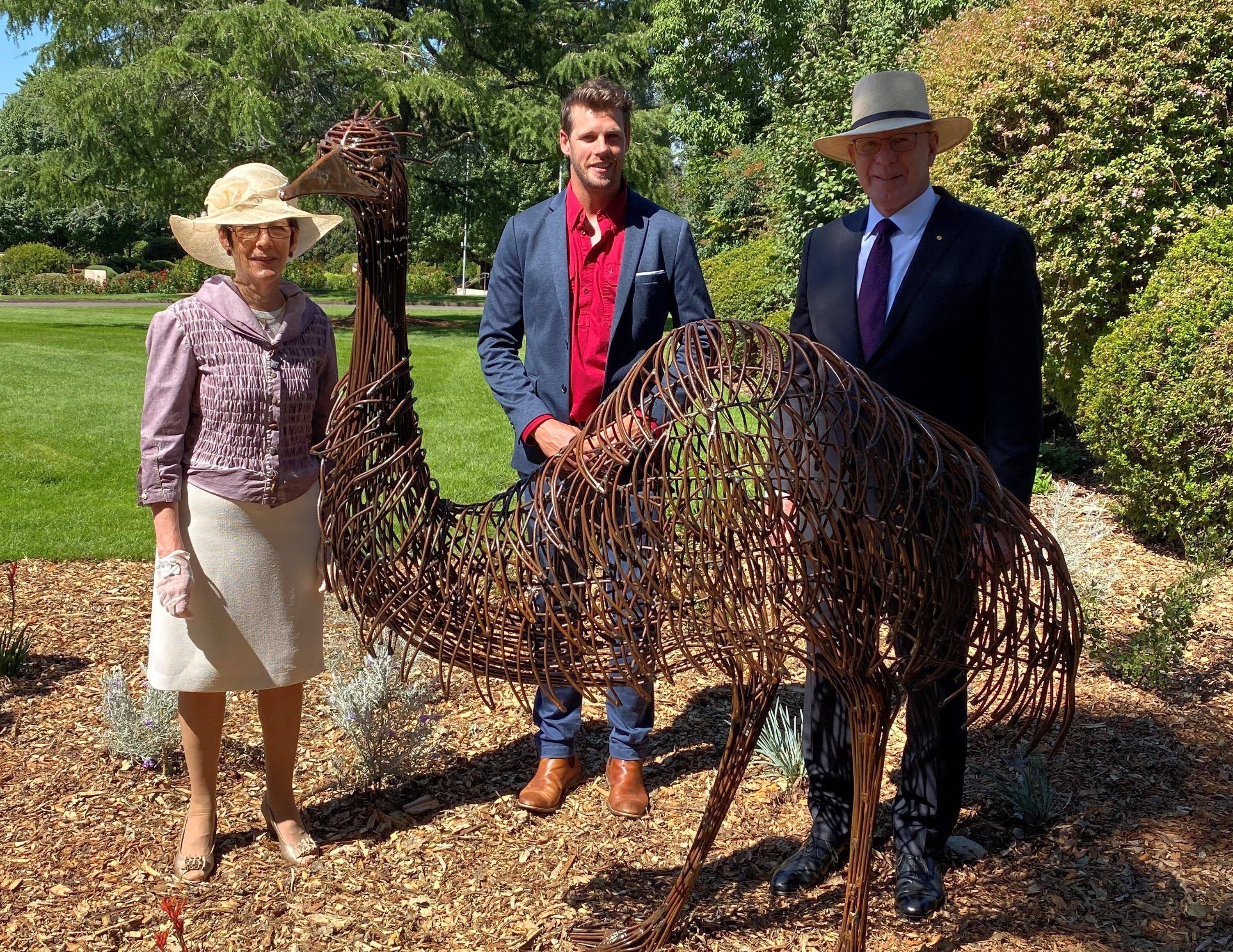Gifted sculptor's 'relaxed' work unveiled at Government House