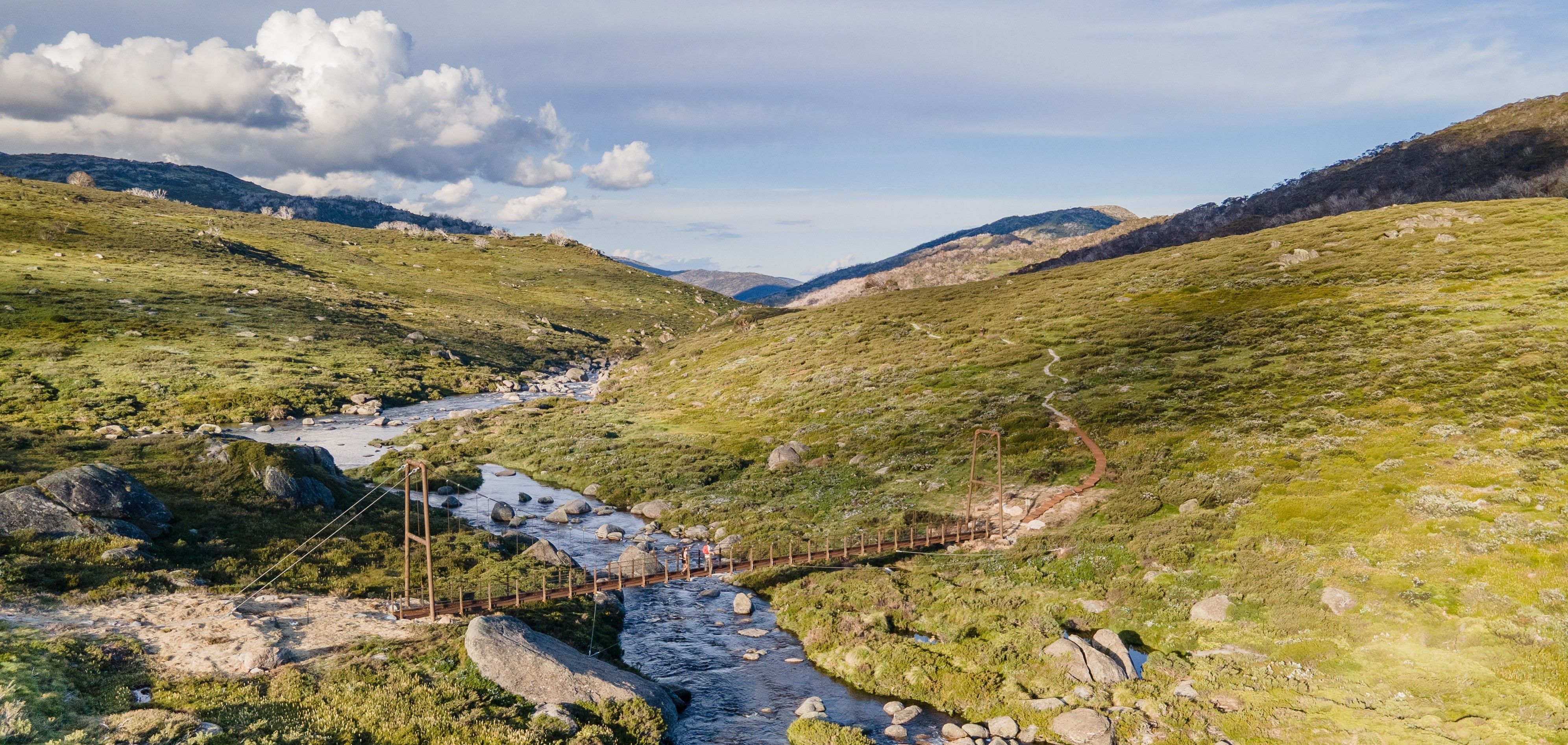Australia's 'highest' suspension bridge opens path to alpine tourism