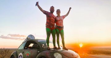 Watson couple selling iconic 'VBeetle' after 5000 km outback bash for cancer research