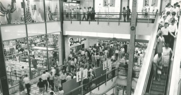 The Canberra Centre was an Australian-first when it opened as the 'Monaro Mall' 60 years ago