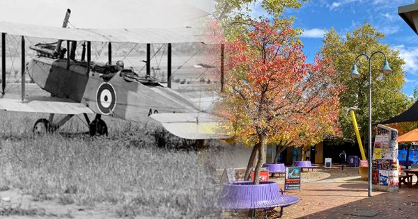 Then and now: Dickson was Canberra's first airport (and the site of a fatal plane crash)