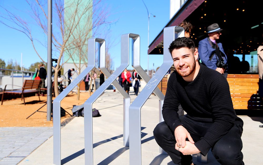 Designer behind Canberra’s Parliament Houseinspired bike racks named