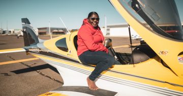 Tyeisha dreamed of becoming a pilot - nine months later, she's flying planes over Canberra