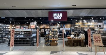Shoppers rush to snap up last stock before Muji closes its Canberra Centre store