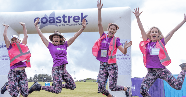 Coastrek walk comes to Canberra, with a big heart for women's health and wellbeing